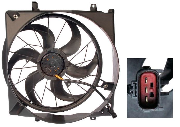Motoventilador Automotriz Jeep Liberty 02-07 C/Tolva