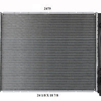 Radiador Automotriz Pick Up T/M 02-06 42mm Aluminio M-M.USA- RADIADORES DEYAC