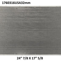 Radiador Automotriz Audi  A6 QUATTRO Allroad  00-05 32mm Tubo Soldado