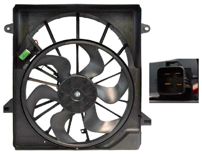 Motoventilador Automotriz Jeep Liberty 08-13