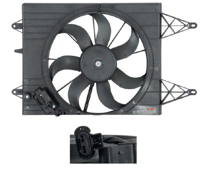 Motoventilador Automotríz Volkswagen Gol Saveiro 18-21