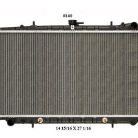 Radiador Automotriz Nissan  Axxess 4x4 Stanza T/A 90-95 16mm Tubo Soldado-M USA- RADIADORES DEYAC