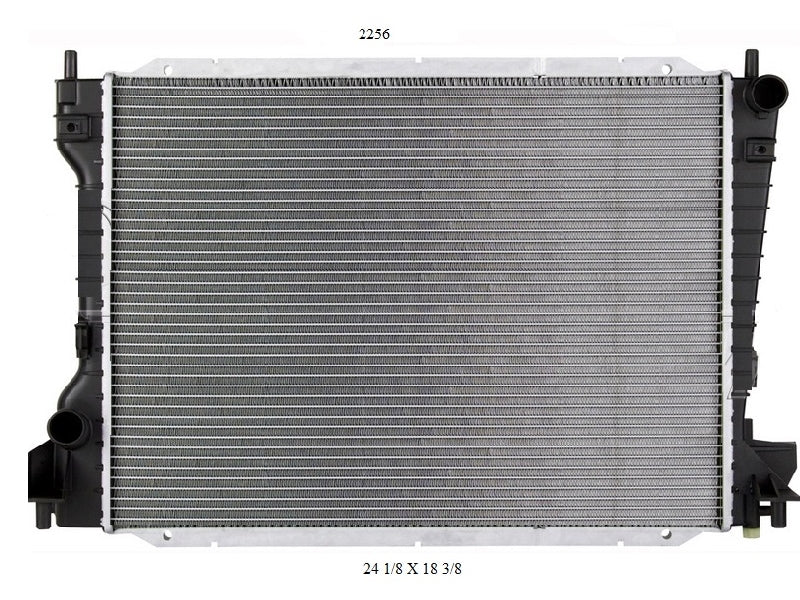Radiador Automotriz Lincoln Jaguar, Ford S-TYPE Thunderbird T/A 00-09 26mm Tubo Soldado-M USA- RADIADORES DEYAC