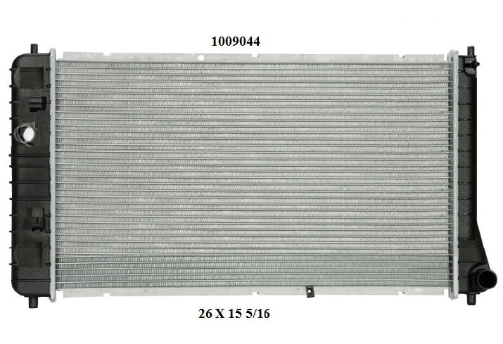 Radiador Automotriz Cavalier Sunfire T/M 95-02 34mm Aluminio M-M.USA- RADIADORES DEYAC