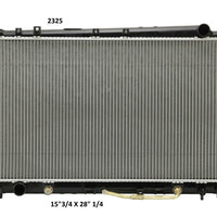 Radiador Automotriz Toyota  Avalon XL,XLS T/A 00-04 26mm Tubo Soldado-M USA- RADIADORES DEYAC