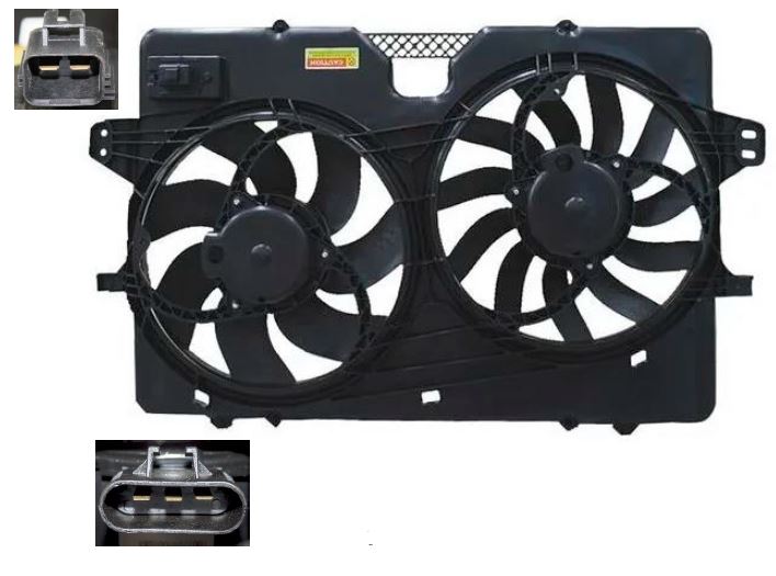 Motoventilador Automotriz Ford Escape 08-12 C/Resistencia