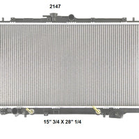 Radiador Automotriz Accord TL T/A 98-02 23mm Aluminio M-M.USA- RADIADORES DEYAC