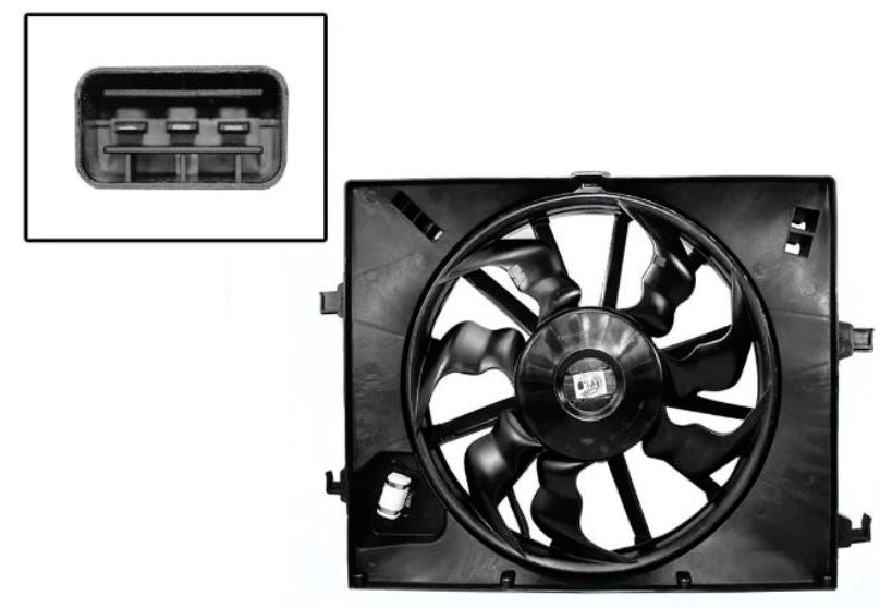 Motoventilador Automotriz Hyundai Grand I10 15-19