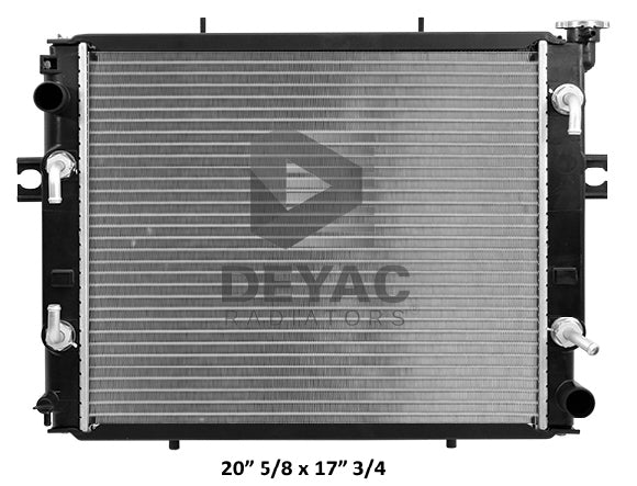 Radiador Montacargas Toyota 7FDAU50 7FDKU40 7FDU35 7FDU45 20 3/4 x 17 1/4 x 1 7/8 x 34mm Panal Agrícola-MONTACARGAS- RADIADORES DEYAC