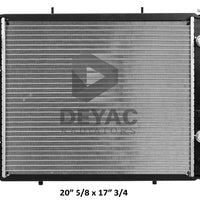 Radiador Montacargas Toyota 7FDAU50 7FDKU40 7FDU35 7FDU45 20 3/4 x 17 1/4 x 1 7/8 x 34mm Panal Agrícola-MONTACARGAS- RADIADORES DEYAC