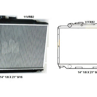 Radiador Automotriz Urban T/M 09-09 34mm Aluminio M-M.USA- RADIADORES DEYAC