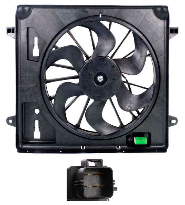 Motoventilador Automotriz Jeep Wrangler 07-10