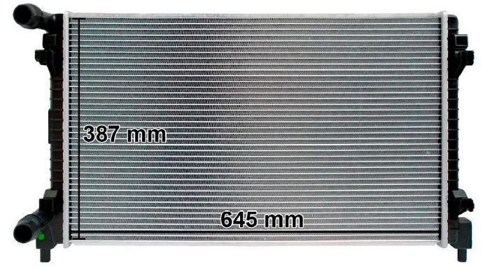 Radiador Automotriz VW Virtus 20-23 Seat Ibiza 18-20