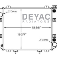 Radiador Montacargas Doosan 18 5/8 x 16 3/4-MONTACARGAS- RADIADORES DEYAC