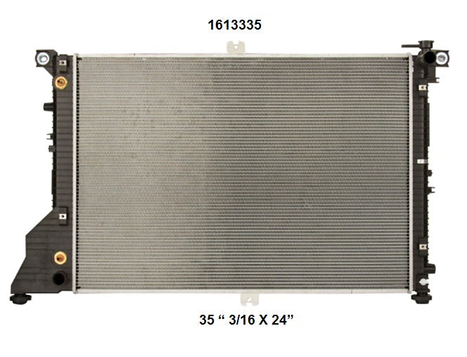 Radiador Automotriz Nissan  NV1500 NV2500, NV3500 T/A 12-15 40mm Tubo Soldado