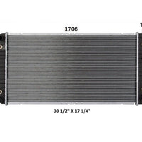 Radiador Automotriz GM  Express Van Savana T/A 93-96 32mm Tubo Soldado-M USA- RADIADORES DEYAC